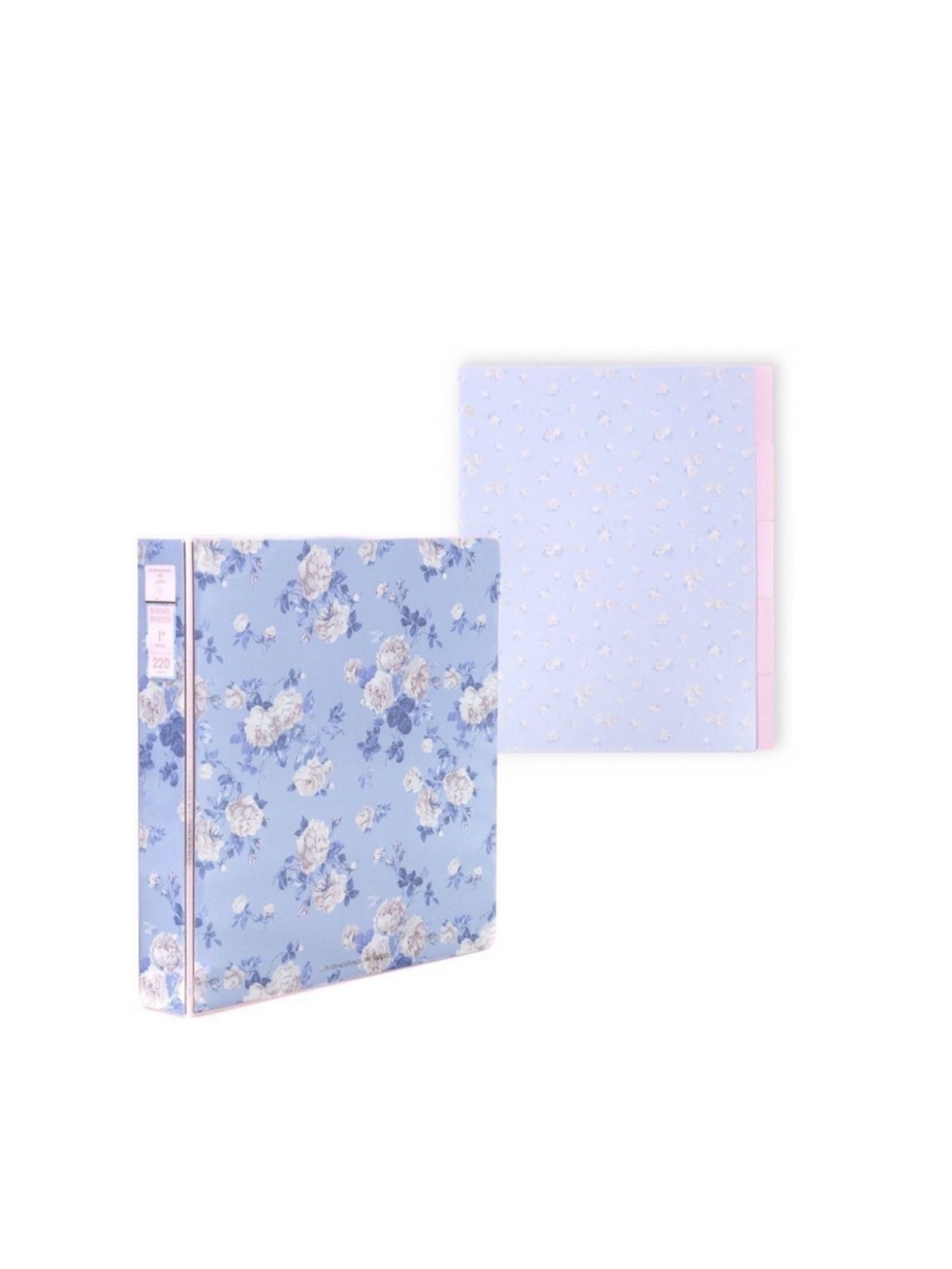 LOVESHACKFANCY x YOOBI Everblooming Rosettes Binder and Divider Set